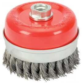 Draper 41449 Twist Knot Wire Cup Brush, 80mm x M14