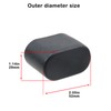 Geesatis 8 Pcs Oval Chair Leg Cap Flexible Furniture Pad
