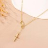 StyleJella Gold Cross Necklaces for Women - Infinity Dainty Non