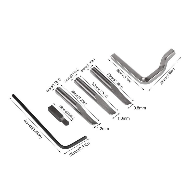 GeKLok Leather Groover Tools, 7 In 1Adjustable Sewing Stitching Beginner