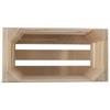 Small Rectangular Wooden Display Crate | 23.5 x 12 x