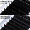 3 x Self-Fanning Volume Eyelashes 0.07 D Curl 12 mm