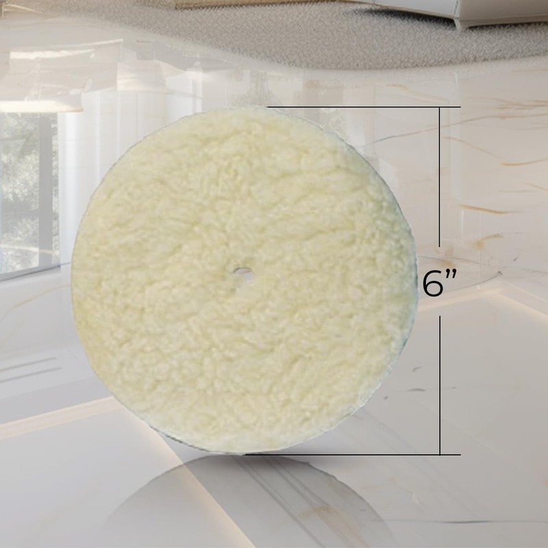 Koblenz Lambswool Pads with Foam Backing, Fits Most 6" Home