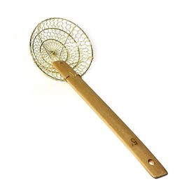 5" Round Brass Spider Strainer Sunrise Kitchen Supply