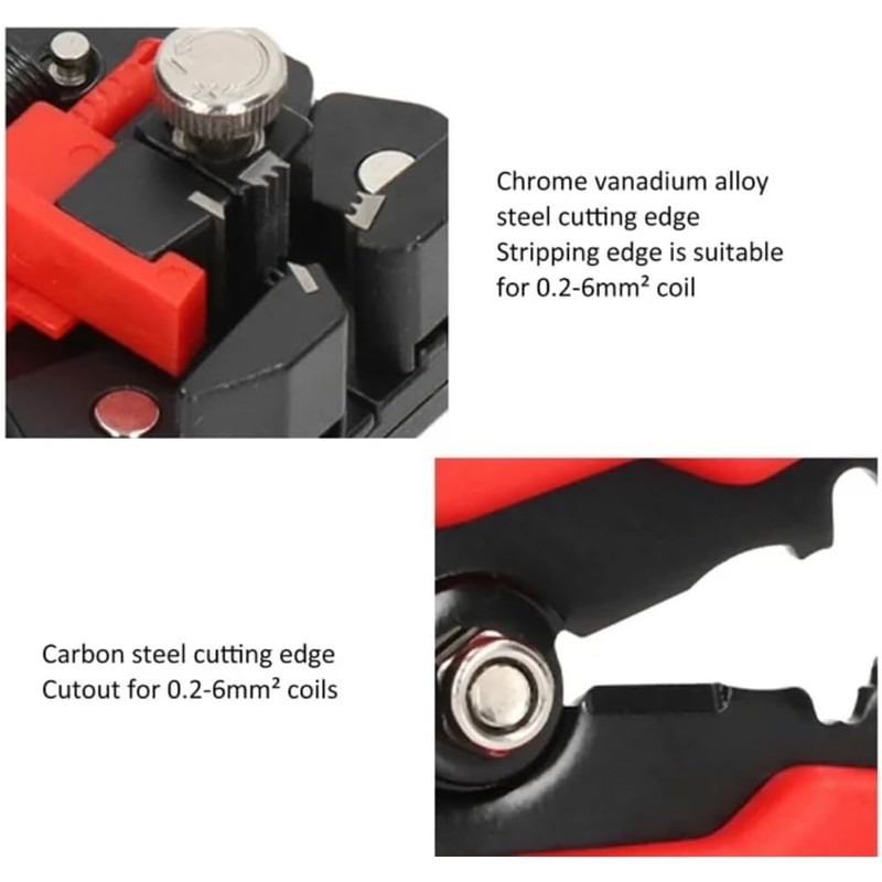 Automatic Wire Stripper 3 in 1 Self Adjusting Wire Cutter