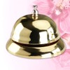 Toyvian Golden Service Bell Call Bell Desk Bell Customer Service