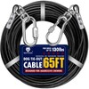 Dog Leads for Yard, 65ft Tie Out Runner Steel Wire