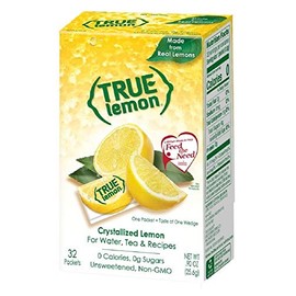 True Lemon Crystallized Lemon, 0.03 Ounce (Pack of 192)