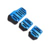 Motoforti Universal Pedal Pad Set, Plastic & Metal, Blue, 1