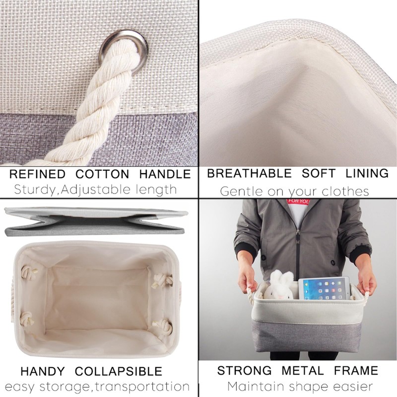 Mangata Fabric Storage Basket, Storage Box, Cupboard Basket Storage, Fabric