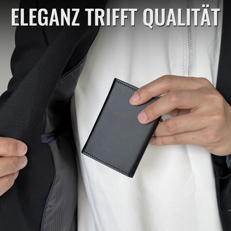 Baiyanor Card Holder Men's Wallet & RFID Protection, Slim Wallet