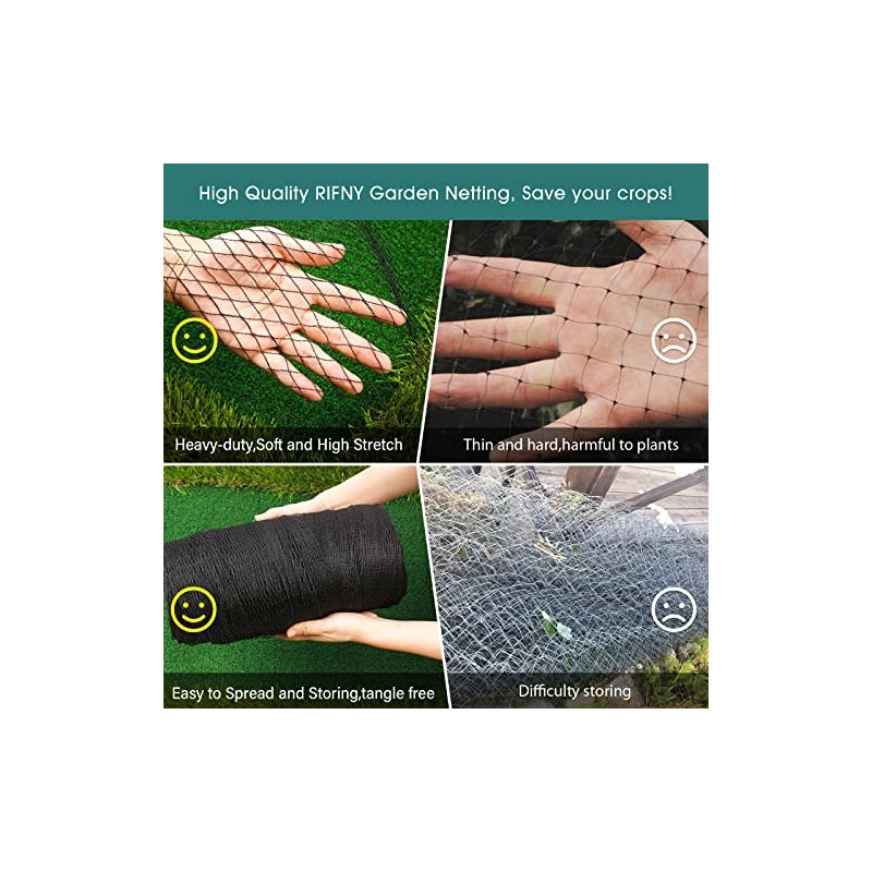 Heavy Duty Bird Netting for Garden - 13 x 40