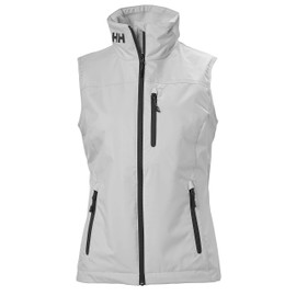 Helly Hansen Women's Crew Waterproof, Windproof, & Breathable Sailing Vest, 853 Grey Fog, XX-Large