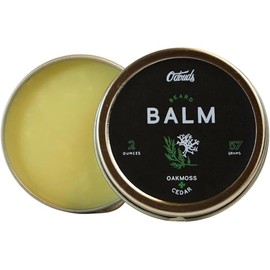 O'Douds Natural Beard Balm - Beard Conditioner & Softener - Plant-Based Grooming that Moisturizes, Conditions & Tames Facial Hair - Oakmoss & Cedar, 2oz.