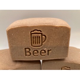 Homemade Spiced Red Tea Chunky Jumbo Beer Soap Bars, Lot 3