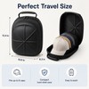 6-Cap Baseball Hat Travel Case with Hard EVA Shell, Portable