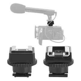 Akozon Sony Camcorder Hot Shoe Adapter, Black ABS CSM-3, Hot Shoe Mount Adapter for External Flash, Compatible with Sony Camcorder, Lightweight and Easy to Install