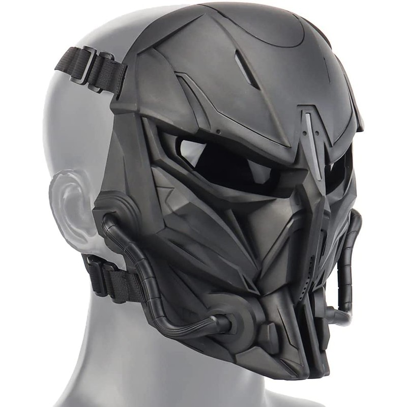 Airsoft Skull Full Face Protective Mask Balaclava Adjustable for Outdoor