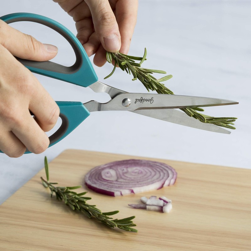 Goodful All Purpose Kitchen Shears, Heavy Duty Stainless Steel Scissors,
