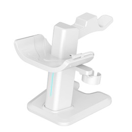 LYL Generic Display Stand Compatible for Meta Quest 3 Headset Controllers Desk Stand Organizer,Charging Dock Station Holder Base for Quest 3 Headset VR Accessories