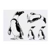 4 x 'African Penguin' Temporary Tattoos - Water Resistant, Skin-Safe,