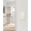 TREEWELL 4-Pack Single Toggle Light Switch Cover Plate, Pearls Decorative