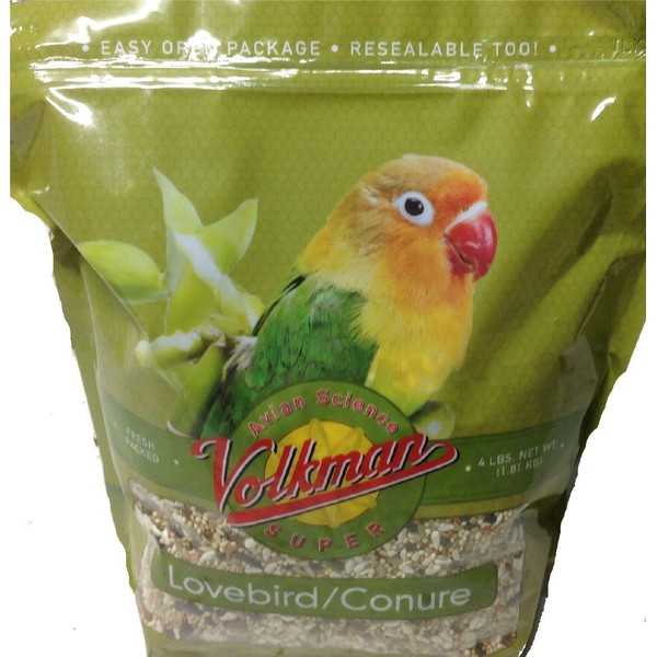 Volkman Avian Science Lovebird & Conure Bird Seed 4 Lb