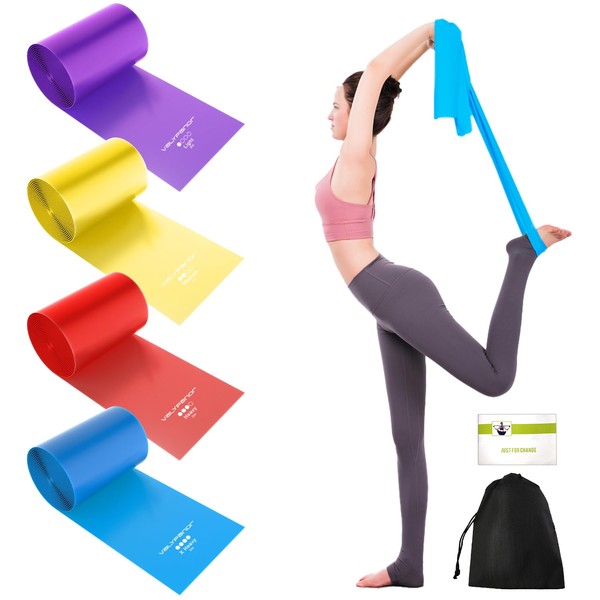 VALYPANOR Resistance Bands 2 m Fitness Bands Set of 4