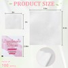 100Pcs Travel Deodorant Wipes, Travel Size Mini Deodorant Wipes Individually