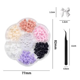 NIYATA Nail Decoration 3D Butterfly Jewelry Nail Art Decoration Nail Art 1 Tweezers DIY Decoration Manicure