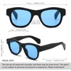 LIXX Retro Chunky Sunglasses Rounded Square Frame for Men Women