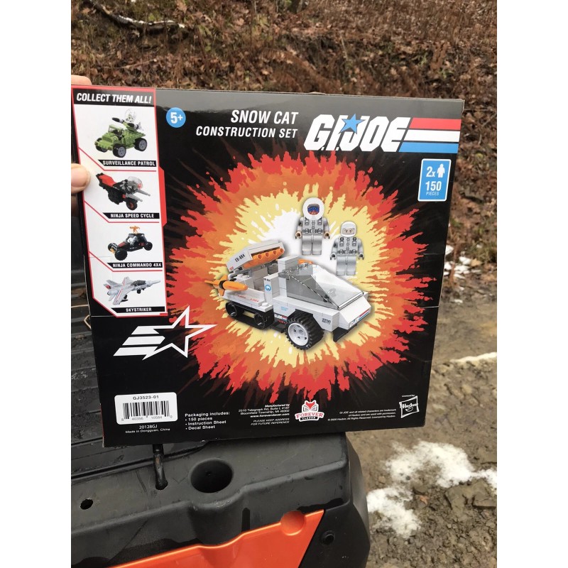 Hasbro GI JOE FOREVER CLEVER SNOW CAT CONSTRUCTION SET 150