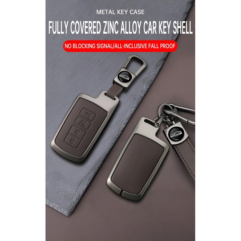 ontto 4 buttons Key Fob Cover Fit for Toyota RAV4