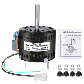 S97018218 Bathroom Exhaust Fan Motor Replacement, Compatible with QTRN110L, QTRN110, QTN110E, QTN110LE, QTR110, QTR110L, QTR100L, QT90L, Whisper-Quiet 1.0 Sones, Replaces OEM S97020048, S97020971