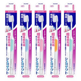 Shumitec Gentle Perimeter Care Brush, Ultra Fine Silky Bristles, Thin and Compact (Soft) 5 Pieces