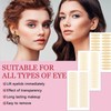 Kpeuuef 480 PCS Eyelid Tape for Hooded Eyes,Ultra-Thin Invisible Eyelid