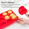 Redfly 3 Pack Silicone Muffin Pan & Cupcake Pans for