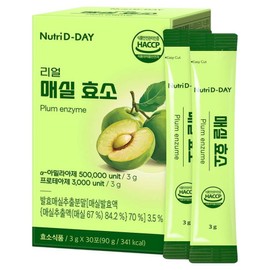 Nutri D Day Real Plum Enzyme 30p, 90g, 1 unit / 뉴트리디데이 리얼 매실효소 30p, 90g, 1개