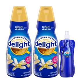 International Delight Int'l Delight French Vanilla Liquid Coffee Creamer 2 Pack 32 oz. W/ Bottle