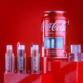 Glamlite MUST HAVE Lip Kits - Lipstick, Liner, Gloss:_Coca-Cola Original Lip Gloss Set