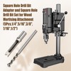 Yuqutum 6-Piece Square Hole Drill Bit Set (5 Drill Bits