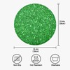 Green Placemats Round Placemats Glitter Sparkle Placemats for Kitchen Table