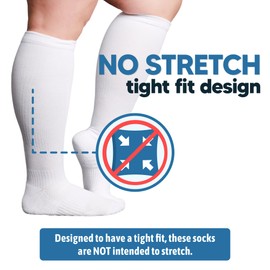 Viasox Compression Socks for Women and Men, Knee High Socks 12-15 mmhg Circulation Support for Flight, Travel