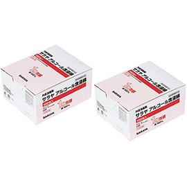 Saraya 44152 Alcohol Impregnated Cotton, 1 Piece, 100 Packets, 2 Packs