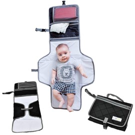 Cozy Baby 's On-The-Go estación cambiadora, Negro (Midnight black)