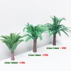 Cayway 34 PCS Model Trees Coconut Palm Model Trees, 1.7~6.7