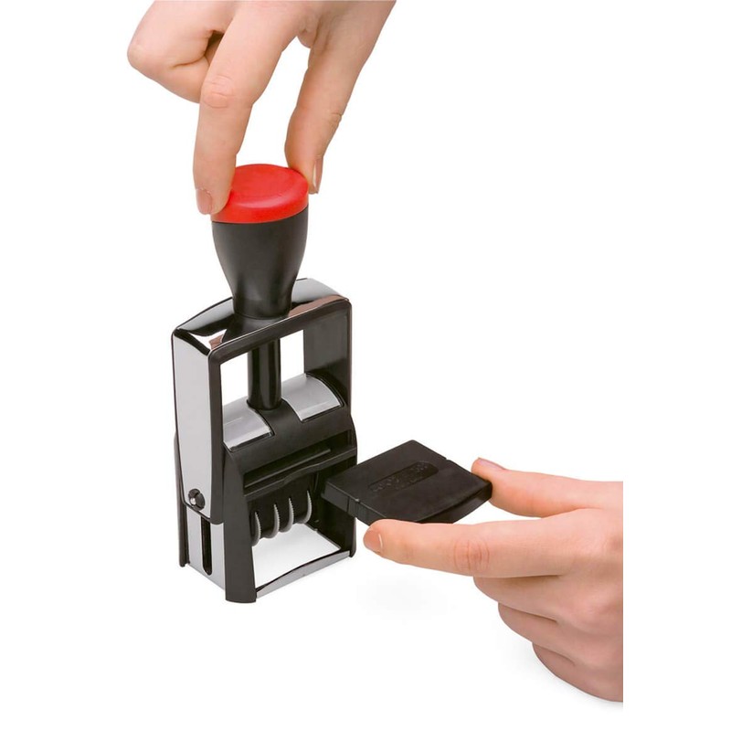 COLOP 2160 RL. Self-Inking Date Stamp with Date in German