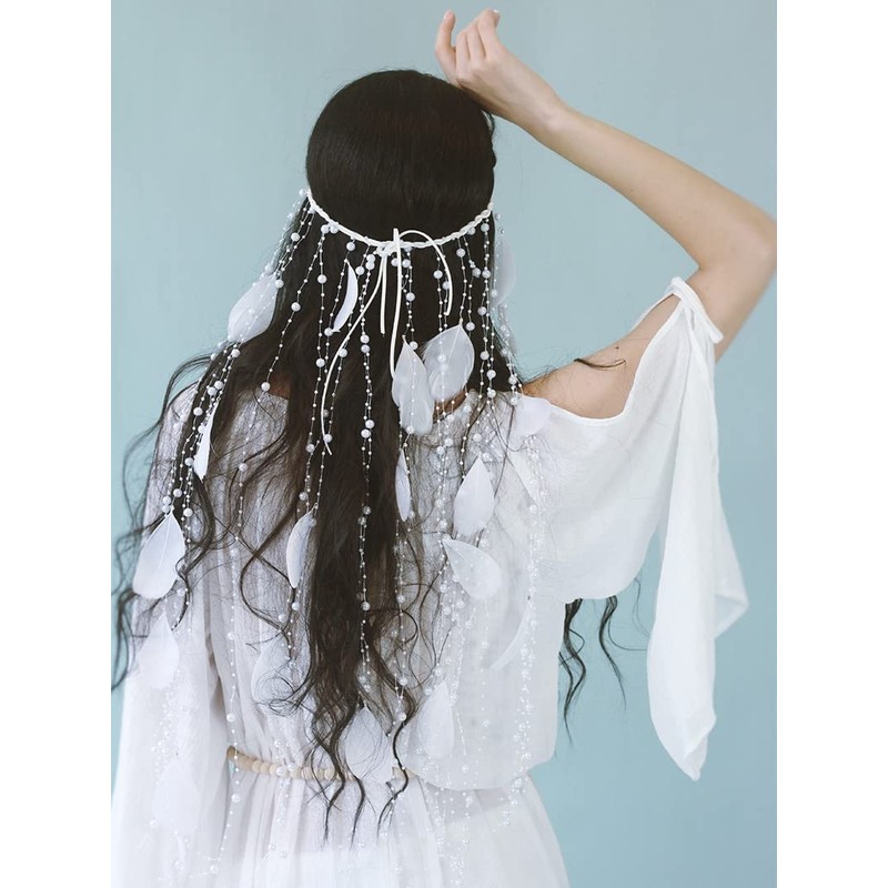100PCS White Goose Feather 6-8inch Mixed Jewelry Making Crafts Swan