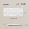 Keychron B3 Pro 75% Ultra-Slim Wireless Keyboard, 2.4GHz, Bluetooth 5.2