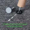CSFMC Furniture Leveler Swivel Feet PTFE(Teflon) Bottom(25mm Base),Threaded Shank(1/4-20) Adjustment